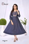 Mango Doli By Deecee Roman Flared Anarkali Kurtis Wholesale Online